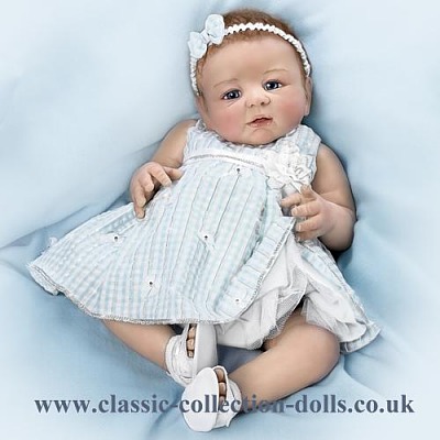  Baby Doll on Bows Of Beauty Realtouch    Baby Girl Doll