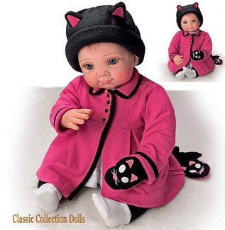 Pretty Little Kitten  Doll by  Elly Knoops for Ashton-Drake